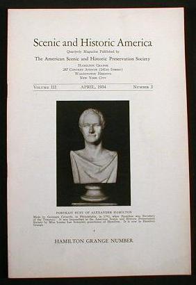Image for Scenic and Historic America. Quarterly Magazine Published By The American Scenic and Historic Preservation Society. Vol. III, No. 3, April 1934