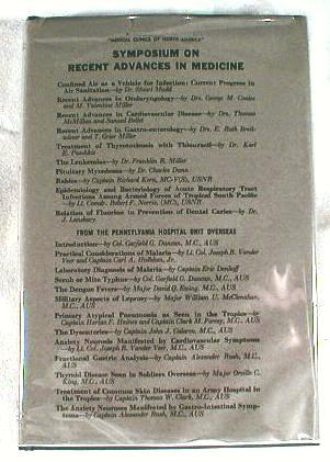 Image for The Medical Clinics of North America. Philadelphia Number
