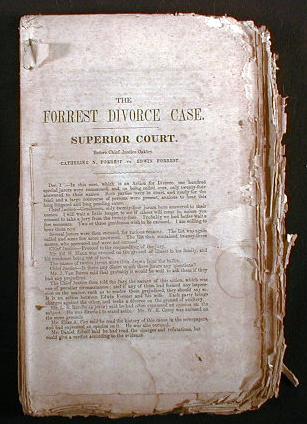 Image for The Forrest Divorce Case