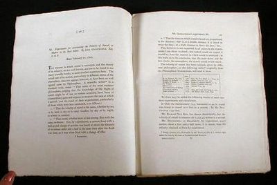 Image for Experiments for Ascertaining the Velocity of Sound, at Madras in the East Indies