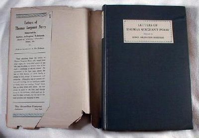 Image for Letters of Thomas Sergeant Perry