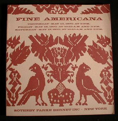 Image for Fine Americana. Sotheby Parke Bernet: New York, May 15-17, 1975. Sale 3760