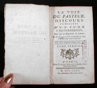 Image for La Vois Du Pasteur. Discours Familiers D'un Cure a Ses Paroissiens, Pour Tos Les Dimanches De l'Anne. Tome Premier