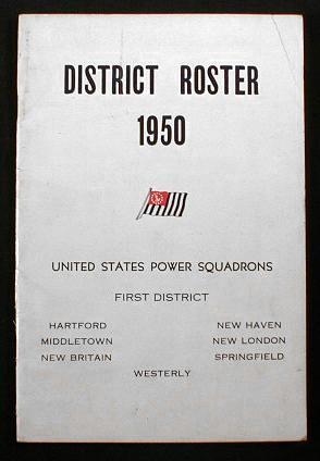 Image for District Roster 1950 - United States Power Squadrons First District