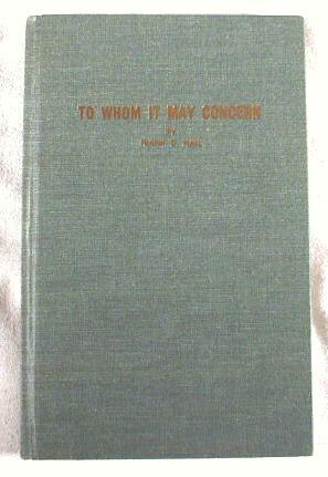 To Whom it May Concern Image for To Whom it May Concern