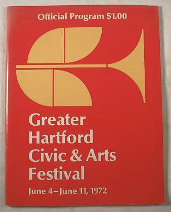 Image for Greater Hartford Civic & Arts Festival - June 4-June 11, 1972 - Program