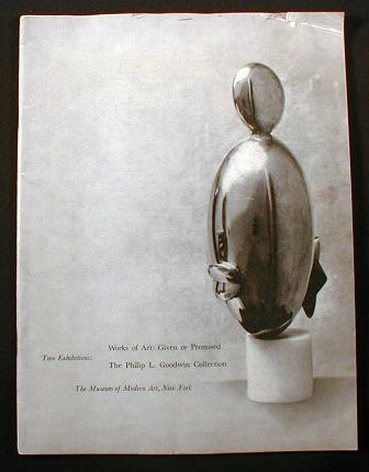 Two Exhibitions : Works of Art Given or Promised. The Philip L. Goodwin Collection Image for Two Exhibitions : Works of Art Given or Promised. The Philip L. Goodwin Collection