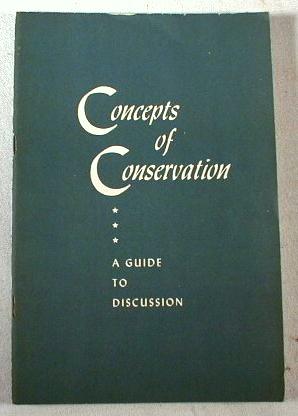 Image for Concepts of Conversation : A Guide to Conservation