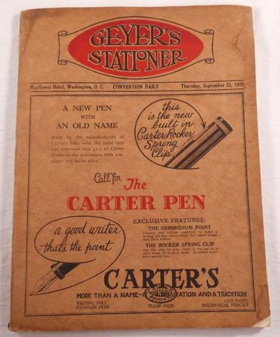 Image for Geyer's Stationer Convention Daily, Thursday, September 23, 1926. National Association of Stationers, Office Outfitters and Manufacturers Conference